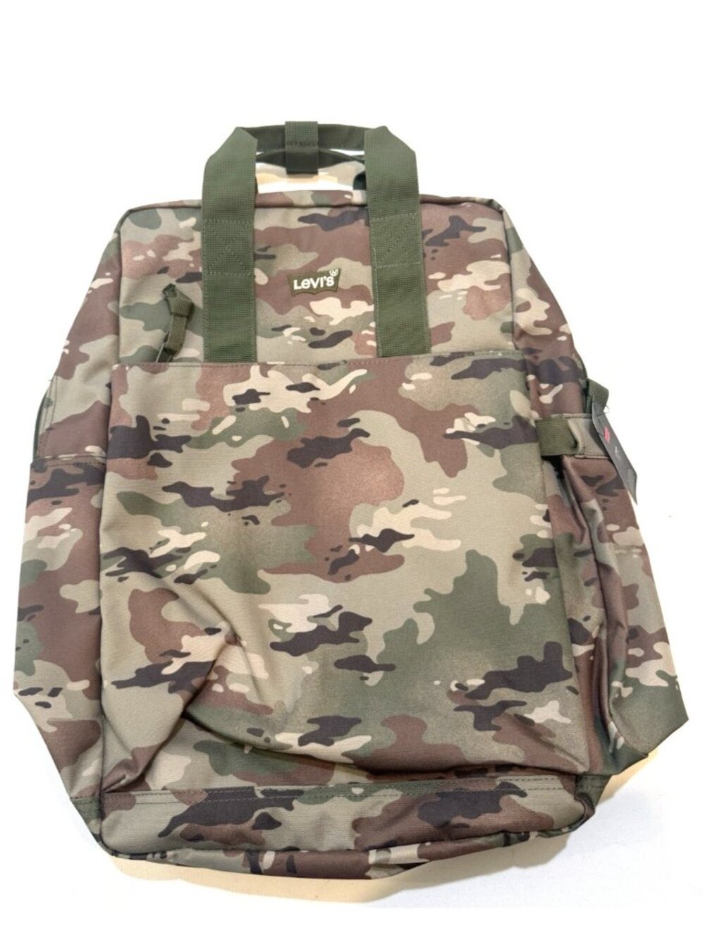 New Levi's L-Pack Large Backpack Ombre Camo Olivine - Green